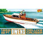 Lindberg Models LND222 1/25 Owens Outboard Cruiser Boat