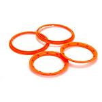 Team Losi Racin LOS45007 Beadlock Set, Inner & Outer Flour Orange(2): 5T