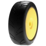 Team Losi Racin LOSA17759 NYA1/8 8IGHTH Street On-road TireMntd,Yellow Wheel