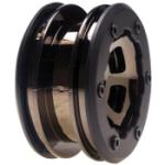 Team Losi Racin LOSB1471 Wheels, Black Chrome: MRC