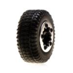 Team Losi Racin LOSB1585 TIRE MOUNTED BLACK MICRO SCT MICRO (4)