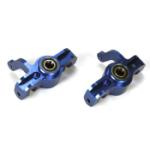 Team Losi Racin LOSB2091 Alum Front SpindleSetw/BB,Blue(2):5IVE-T, MINI WRC