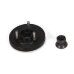 Team Losi Racin LOSB3316 Flywheel & Nut: TEN 3 Shoe Clutch