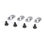 Team Losi Racin LOSB5803 Engine Mnt Inserts & Screws,18.5/58(4):5IVE-T,MINI WRC