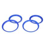 Team Losi Racin LOSB7029 Beadlock Set, Inner & Outer Blue (2): 5IVE-T