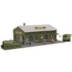 MODEL POWER MDP2595 N B/U Army Munition Depot, Lighted w/Figures