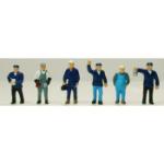 MODEL POWER MDP5704 TRAIN CREW (6) HO SCALE