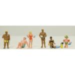 MODEL POWER MDP5740 BEACH FIGURES (6) HO SCALE