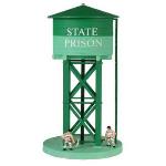 MODEL POWER MDP626 HO B/U State Prison Water Tower, Lighted w/Fig