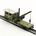 MODEL POWER MDP98195 HO Work Caboose w/Crane, US Army