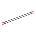 Microheli Co Lt MHE130X107 Carbon Tail Boom Support Set, Red: Blade 130X