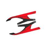 Microheli Co Lt MHE18FX006IR Carbon Fiber Landing Skids "I", Red (MH series)