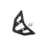 Microheli Co Lt MHE18FX065HF Carbon Fiber Horizontal Fin, Black; 180 CFX