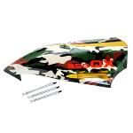 Microheli Co Lt MHE35QX080CA Fiberglass Camouflage Canopy 350 Size Frame Kit