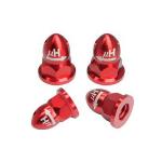 Microheli Co Lt MHE35QX101NC CNC AL CW/CCW Prop Nut Caps, Red: 350 QX (MH adap)