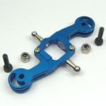 Microheli Co Lt MHECX002BS2B CNC Lower Main Blade Grips, Blue: Blade CX2,CX3