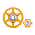 Microheli Co Lt MHEMCPX069 MAIN GEAR W/HUB SET MCPX FOR MCPX BLADE