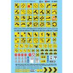 Microscale Indu MSI601430 N Road Signs, Parking & Clearance