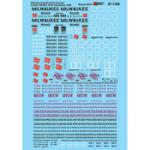 Microscale Indu MSI871328 HO Steel Caboose, MILW 1950-1980