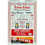 Microscale Indu MSI87959 HO Signs, Esso Gas Station 1946-1965