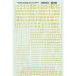 Microscale Indu MSI90008 HO Letters & Numbers, Roman/Dulux