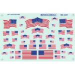 Microscale Indu MSIMC4201 HO US Flags, 48-Star 1912-1959