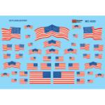 Microscale Indu MSIMC4202 HO US Flags, 50-Star 1960+