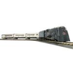 Mikes Train Hou MTH1160301 O #295E Passenger Set w/PS3, Gray/Chrome