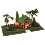 Mikes Train Hou MTH1190073 O #911 Country Estate w/#191 Villa, Red/Green