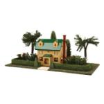 Mikes Train Hou MTH1190075 O #912 Suburban Plot w/#189 Villa, Mustard/Green