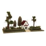 Mikes Train Hou MTH1190076 O #913 Plot w/Bungalow, White/Maroon