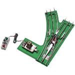Mikes Train Hou MTH1199045 Standard 42" Left-Hand Switch, Green Base