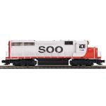 Mikes Train Hou MTH20205321 O Hi-Rail GP40 w/PS3, SOO #735