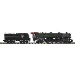 Mikes Train Hou MTH2034991 O Hi-Rail 4-8-4 w/PS3, GN/Glacier Park #2579