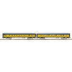 Mikes Train Hou MTH2066235 O 70' Smooth Sleeper/Diner, ARR