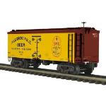 Mikes Train Hou MTH2094378 O 36' Wood Reefer, Hillsboro Pale Beer