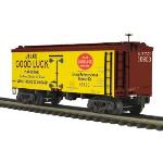 Mikes Train Hou MTH2094379 O 36' Wood Reefer, Jelke Good Luck Margarine