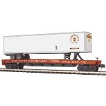 Mikes Train Hou MTH2095157 O Flat w/48' Trailer, PRR