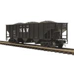 Mikes Train Hou MTH2097785 O 70-Ton 3-Bay Hopper, N&W