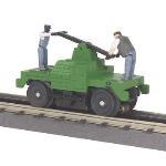 Mikes Train Hou MTH302526 O-27 Operating Hand Car, Green Base