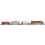 Mikes Train Hou MTH3042351 O-27 ES44AC Deluxe Freight Train Set w/PS3, BNSF