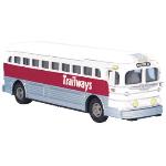 Mikes Train Hou MTH3050081 O Die-Cast Bus, Trailways