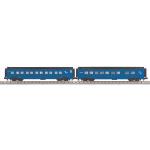 Mikes Train Hou MTH3067752 O-27 60' Streamline Sleeper/Diner, CR (2)