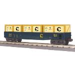 Mikes Train Hou MTH3072135 O-27 Gondola w/Crates, Chessie