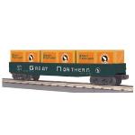 Mikes Train Hou MTH3072152 O-27 Gondola w/Crates, GN