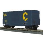 Mikes Train Hou MTH3074815 O-27 40' High Cube Box, Chessie