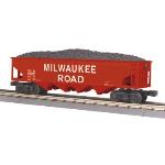 Mikes Train Hou MTH3075496 O-27 4-Bay Hopper, MILW