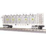 Mikes Train Hou MTH3076565 O-27 Bulkhead Flat w/LCL Containers, NASA