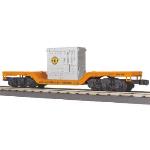 Mikes Train Hou MTH3076577 O-27 Depressed Center Flat w/Transformer, B&P