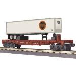 Mikes Train Hou MTH3076585 O-27 Flat w/40' Trailer, B&LE